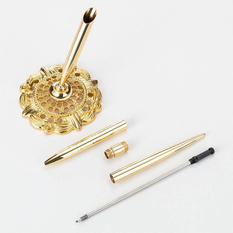 rašiklis su prabangaus dizaino auksiniais prabangiais rašikliais