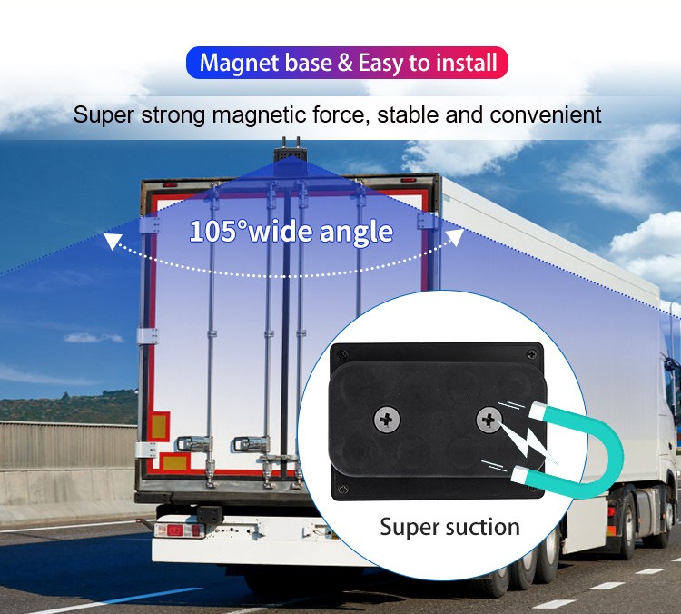wifi kamera su magnetu automobiliniam furgonui