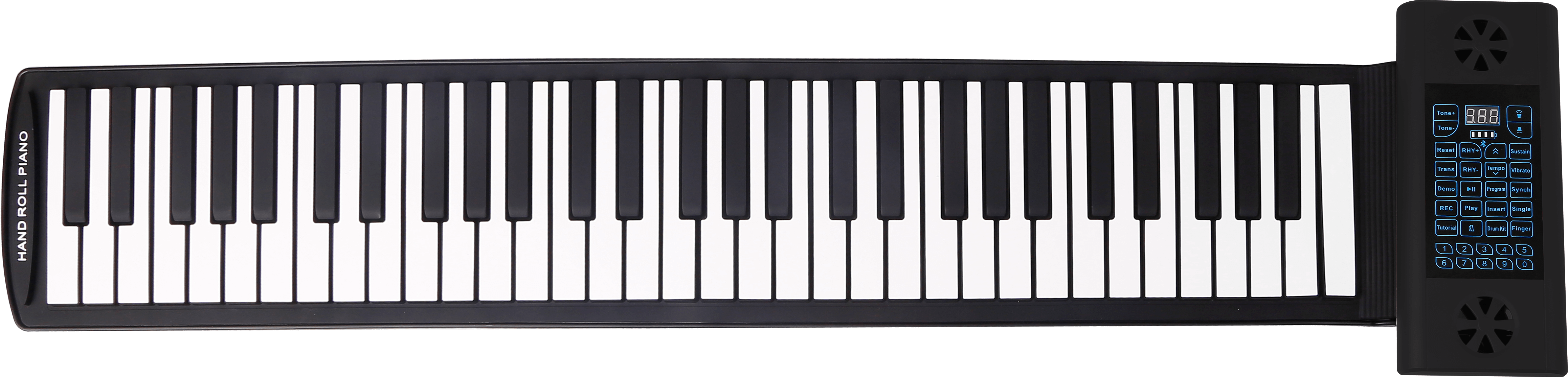 silikoninis fortepijonas su 61 klavišu