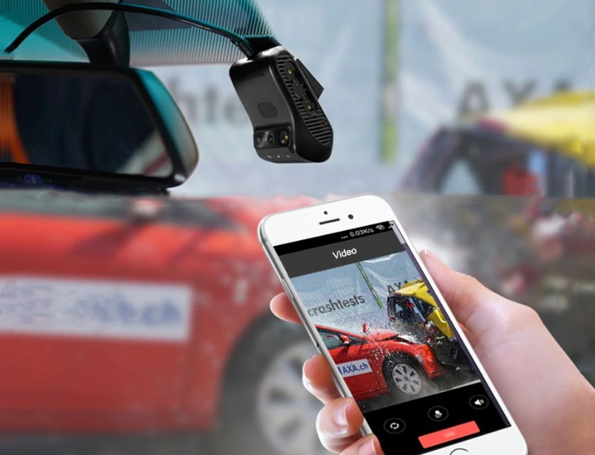kamera automobilyje su GPS viešosios interneto prieigos taško programa