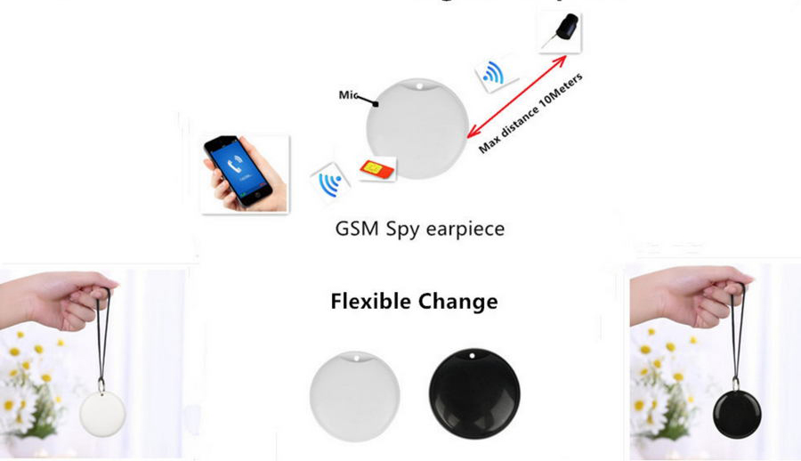 GSM šnipinėjimo ausinė GSM kilpa