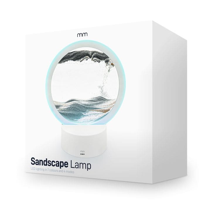 Smėlio meno lempa – smėlio laiko lentelės lempa – RGB spalvos LED foninis apšvietimas