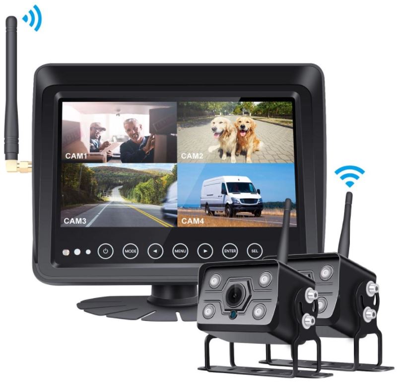 belaidis „Wi -Fi“ kamerų rinkinys su „ip68“, skirtas valčių mašinų jachtai