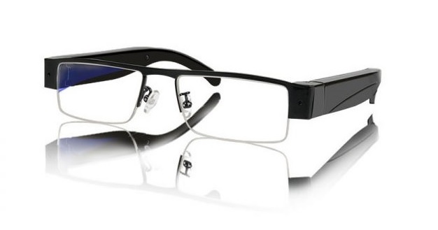 šnipinėjimo akiniai su „Full HD“ kamera
