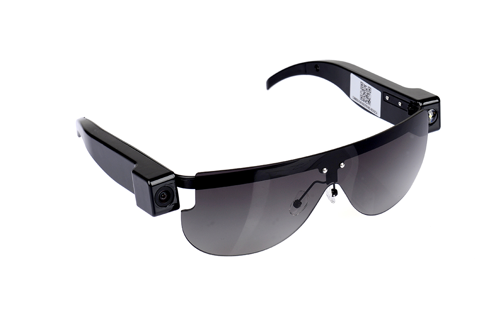 akiniai nuo saulės su HD kamera wifi