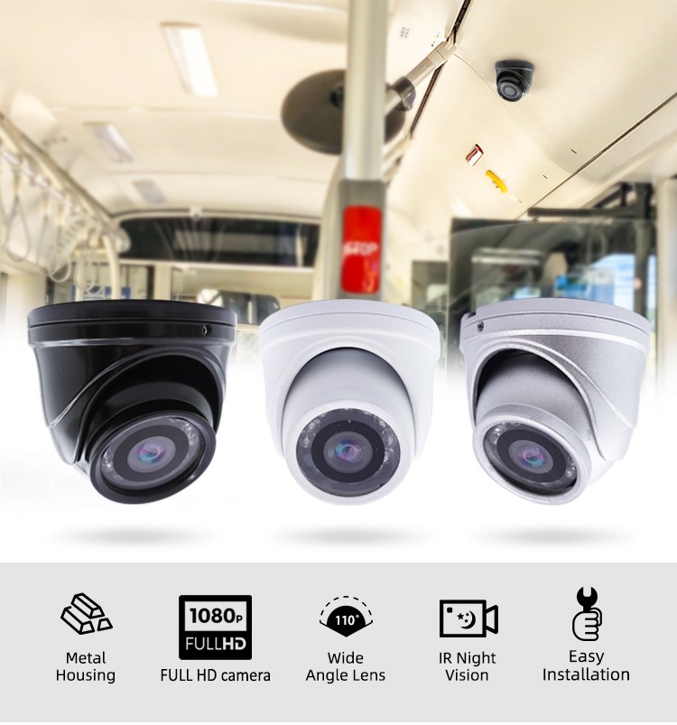 FULL HD automobilinė kamera AHD 3,6 mm objektyvas + 12 IR šviesos diodų ir filtras