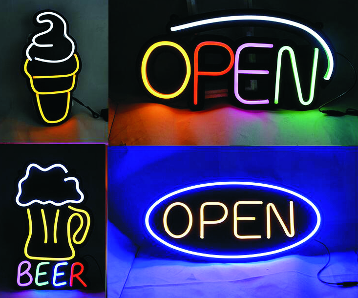 LED reklama - lengvas logotipas