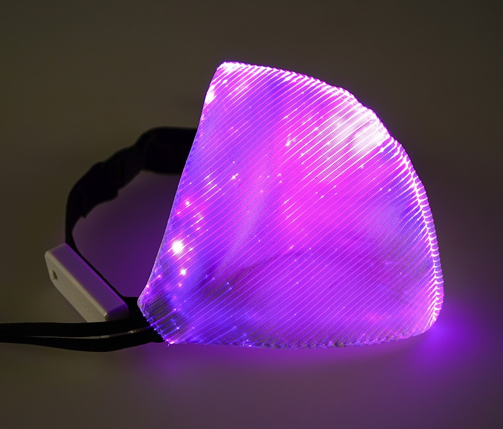 LED kaukė violetinė