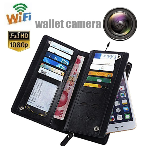 šnipinėjimo kamera piniginėje wifi full hd