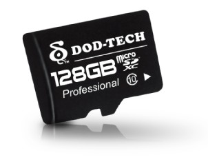 Palaikykite „micro SD“ kortelę 128 GB - dod ls500w +