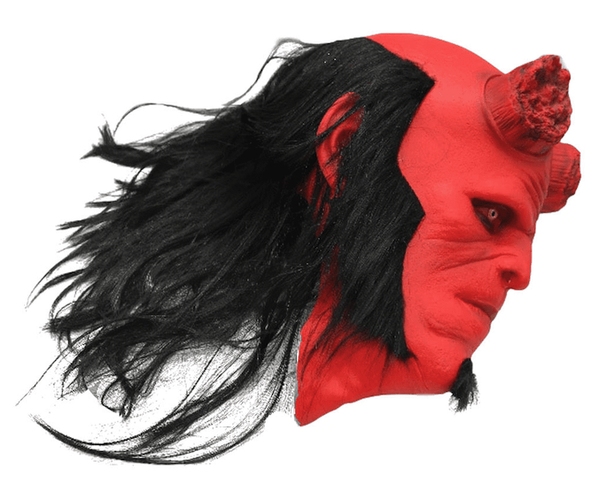 Hellboy suaugusiųjų veido kaukė
