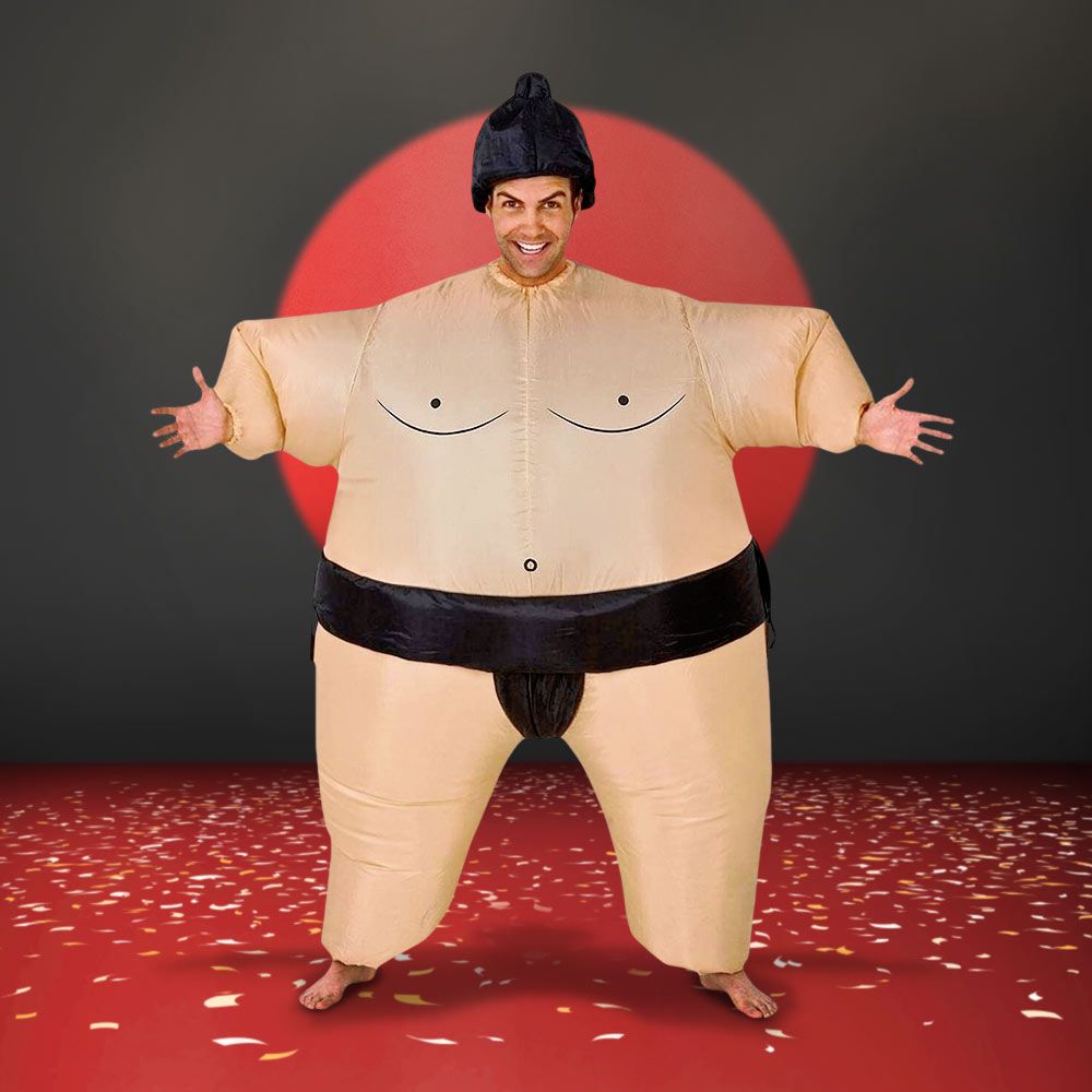 sumo kostiumas Pripučiamas kostiumas Helovinui - sumo imtynininkas