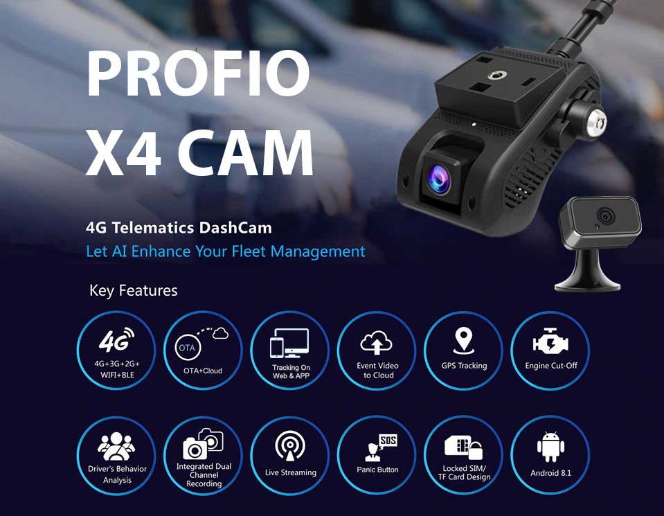 „Cloud Car“ kameros „Profio X4“