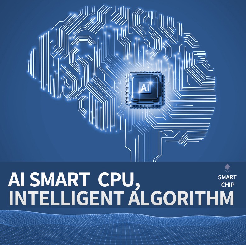 AI SMART CPU Chip – išmanusis algoritmas – išmanusis šalmas