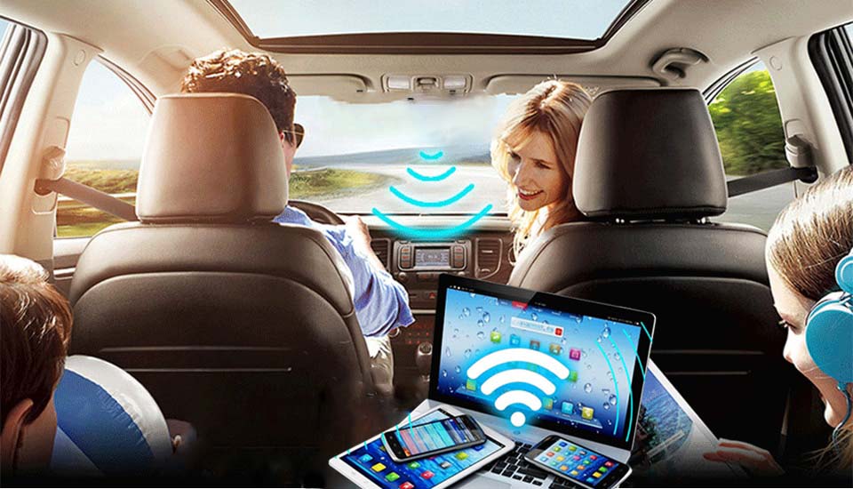 „Wi-Fi“ prieigos taško automobilio kamera