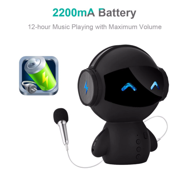 2200mAh baterijos „Bluetooth“ garsiakalbis