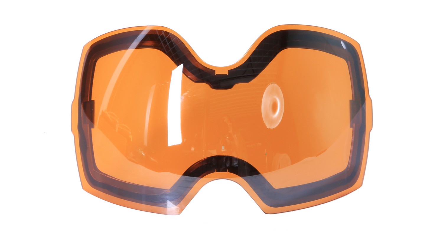 Oranžinis pakaitinis stiklas slidinėjimo akiniams