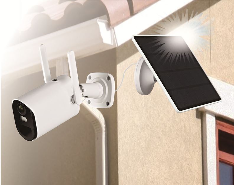 saulės apsaugos kamera 4g sim wifi