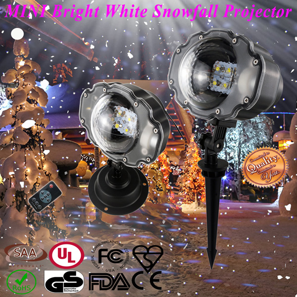Snowflakes LED projektorius Išorės ir vidaus projekcija