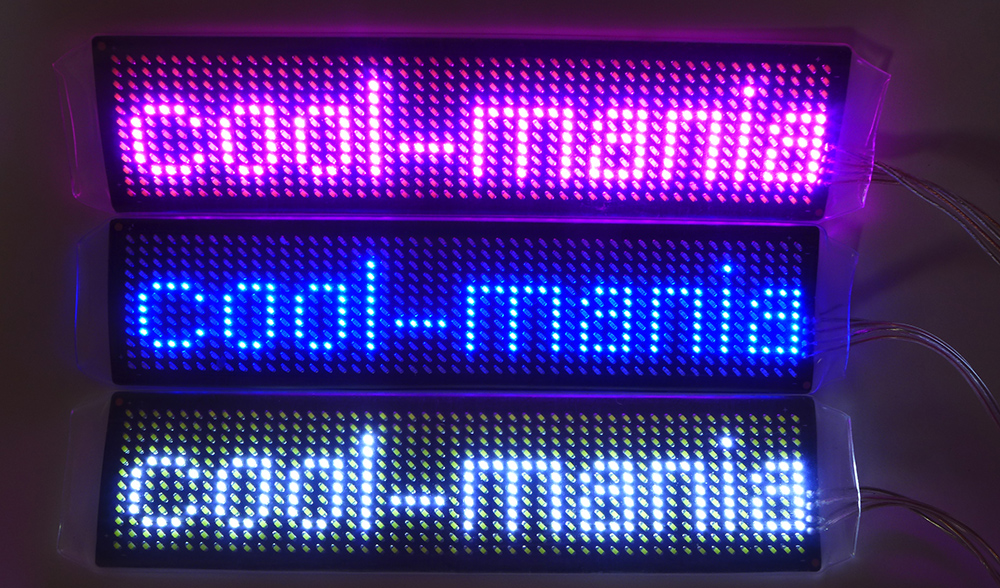RGB LED juosta LED marškinėliams
