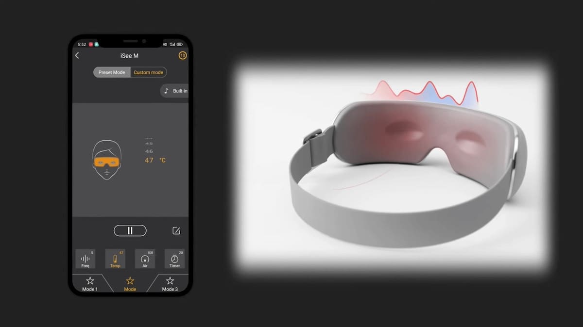 Vibruojantys akiniai su išmaniąja technologija ir Bluetooth ryšiu