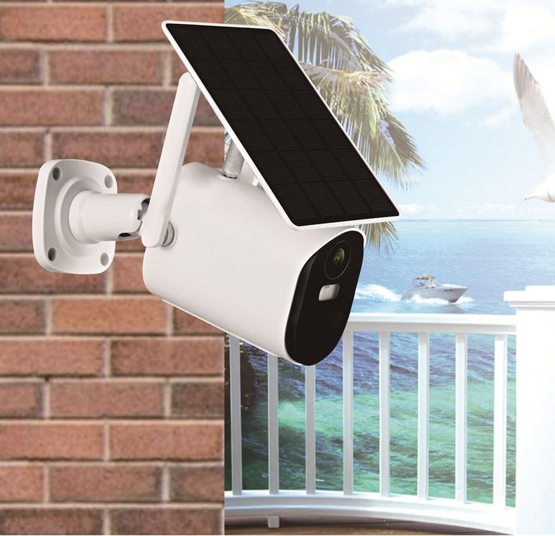 saulės CCTV kamera 4g sim wifi