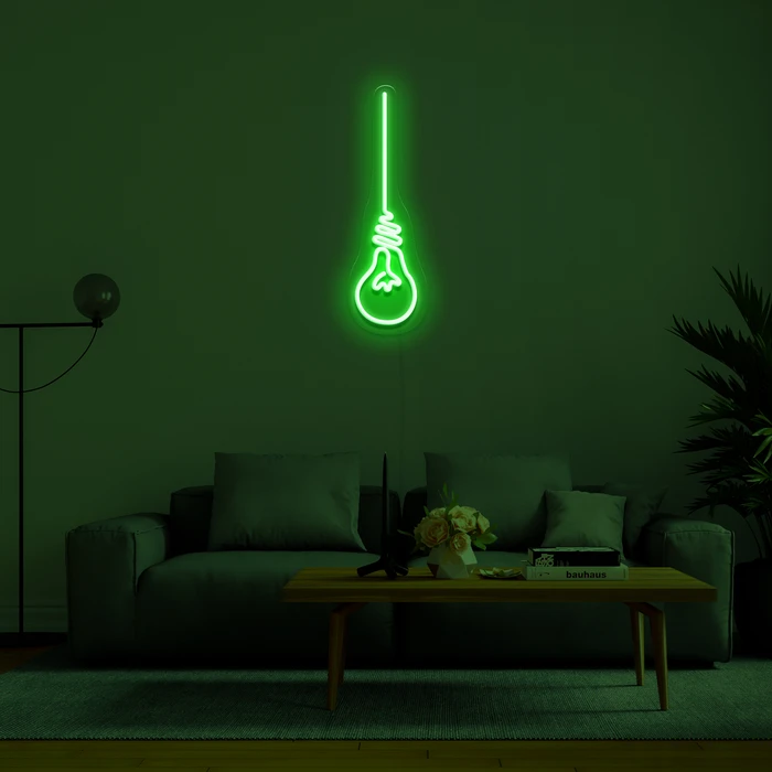 LED šviečiantys neoniniai 3D iškabos - Lemputė