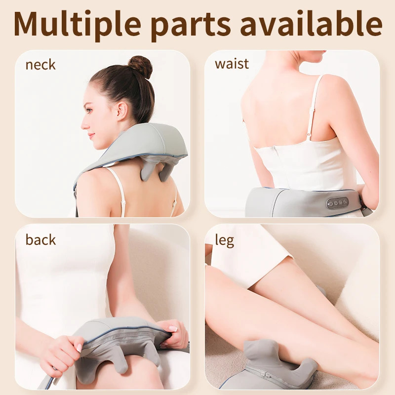 Atpalaiduojantis masažo aparatas kaklui, keliams, kojoms, apatinei nugaros daliai
