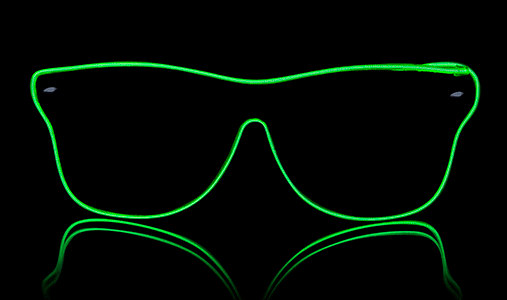 žali saulės akiniai