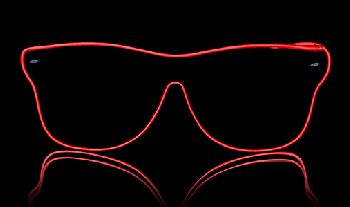 raudoni akiniai nuo saulės