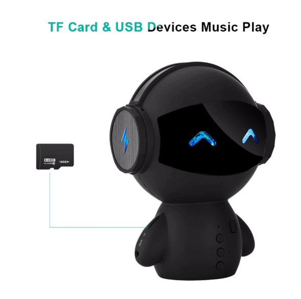 „Bluetooth“ garsiakalbis palaiko TF kortelės MP3 atkūrimą