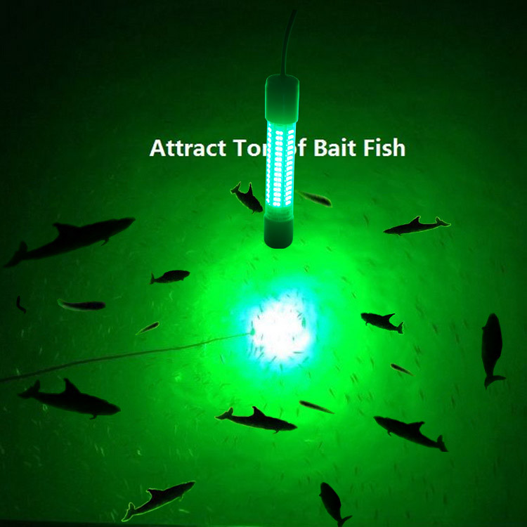 Žvejyba šviesiai žalias LED - idealus nakčiai žvejybai - galia iki 300W