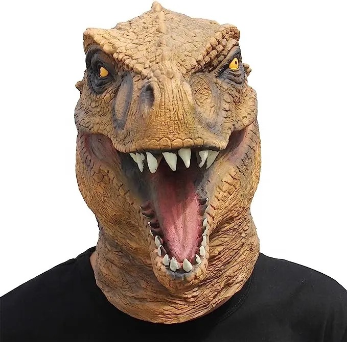 Dino kaukė – juros periodo parko kaukė veidui (galvos kaukė)