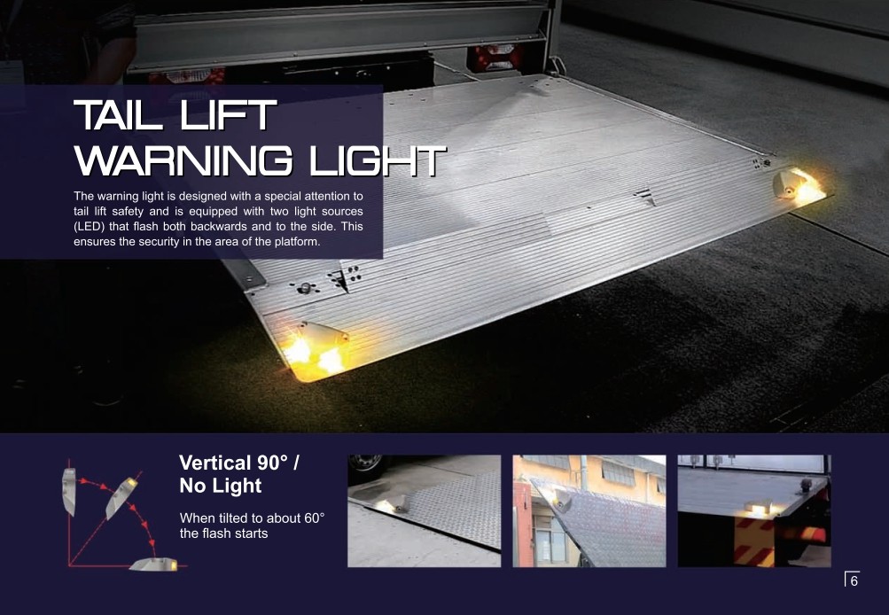 LED signalizacija LED galinis pakėlimo žibintas lengvojo automobilio platformai - furgonui, sunkvežimiui