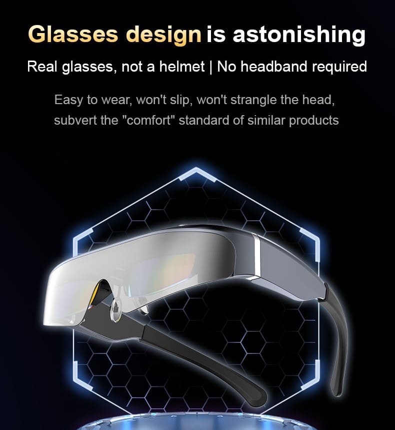Išmanieji VR akiniai su nuotolinio valdymo pulteliu