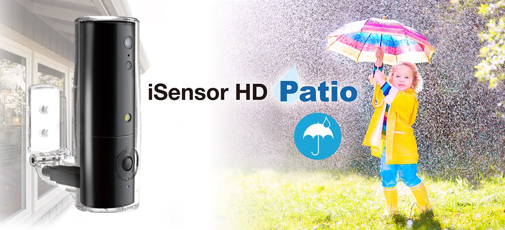 Namų IP kamera „iSensor“ patio nepralaidi vandeniui ir UV spinduliams